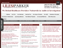 Tablet Screenshot of lilesparker.com